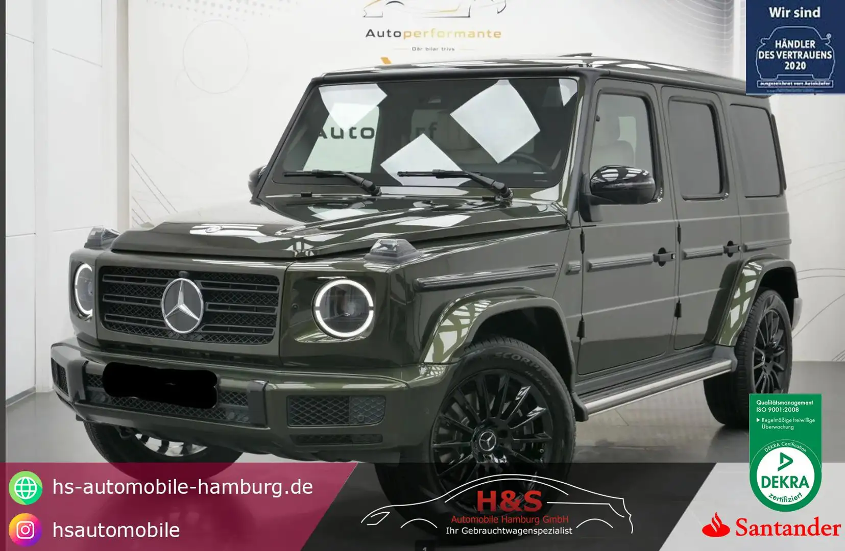 Mercedes-Benz G 400 d AMG-LINE LEDER*BURMESTER* Verde - 1