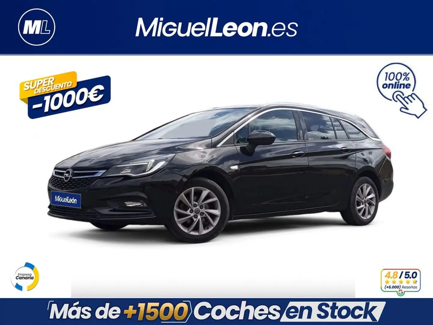 Opel Astra ST 1.4T Dynamic 125 Noir - 1