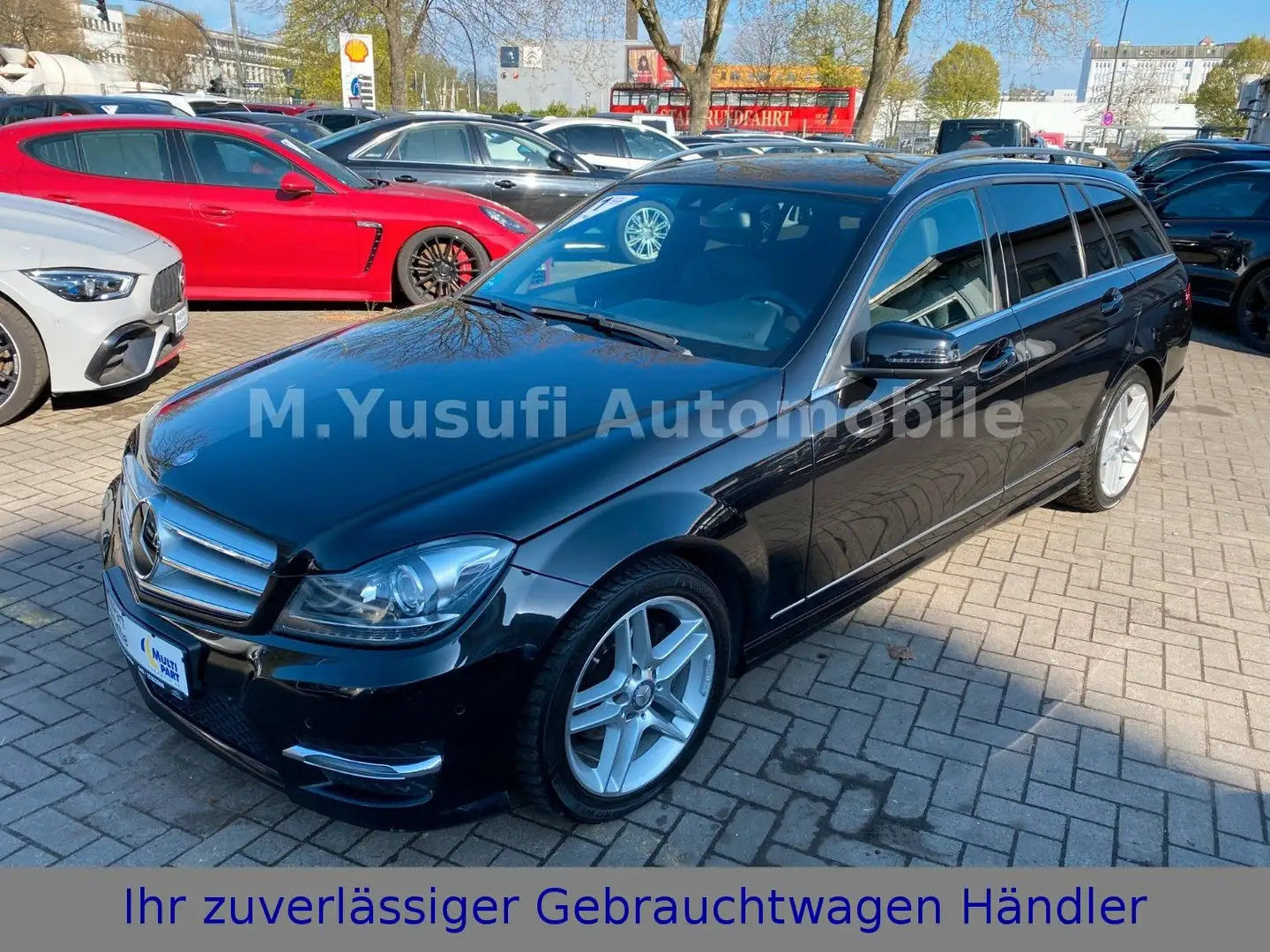 Mercedes-Benz C 250 T CGI 7G-TRONIC AMG-LINE BI-XENON|AHK|NAVI Schwarz - 1