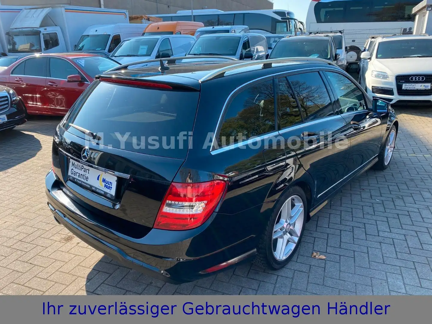 Mercedes-Benz C 250 T CGI 7G-TRONIC AMG-LINE BI-XENON|AHK|NAVI Schwarz - 2