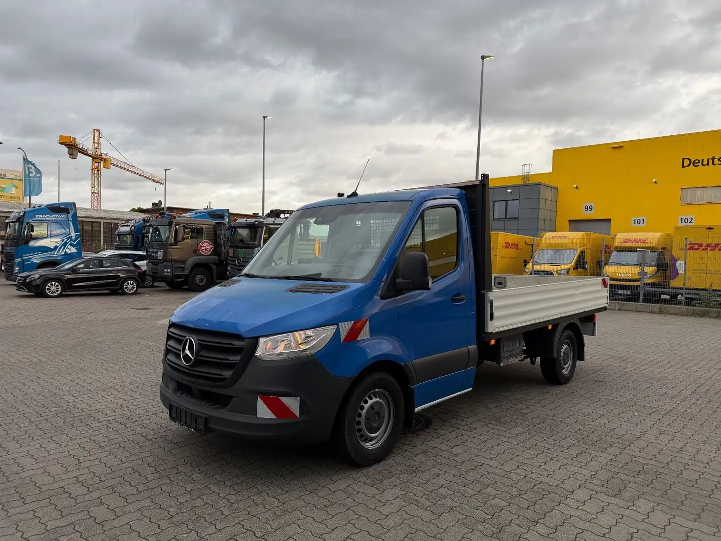 Mercedes-Benz Sprinter 314 CDI Kran AHK Klima Blanc - 2