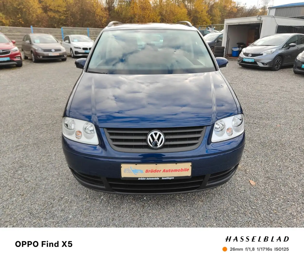 Volkswagen Touran 1,6 FSI Conceptline "Tempomat "NEU TÜV Blau - 2