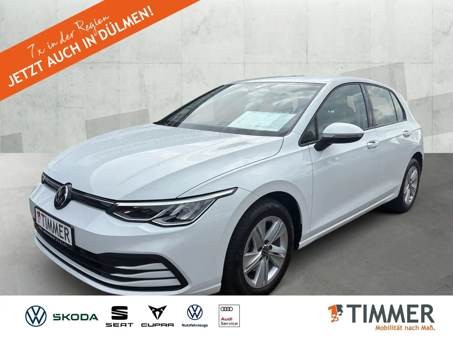 Volkswagen Golf VIII 1.5 TSI LIFE *LED *ACC *VIRTUAL *NAVI *SHZ * Weiß - 1