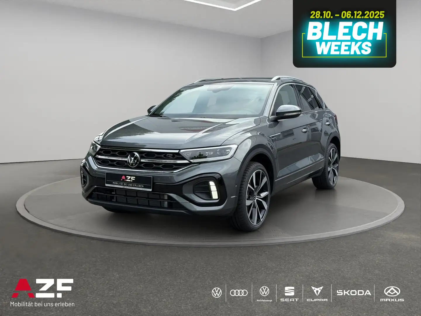 Volkswagen T-Roc R-Line 2.0 TSI 4MOTION DSG AHK+ACC+RFK+LED Gris - 1