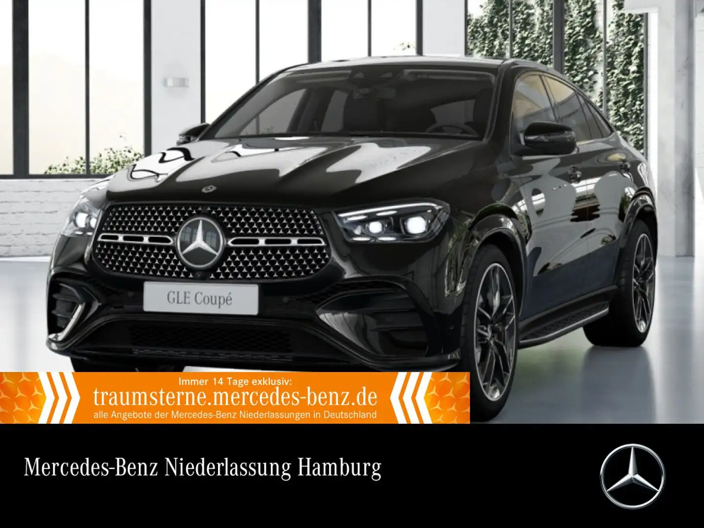 Mercedes-Benz GLE 450 d Coupé 4M AMG+NIGHT+PANO+360+AHK+HUD+9G Schwarz - 1