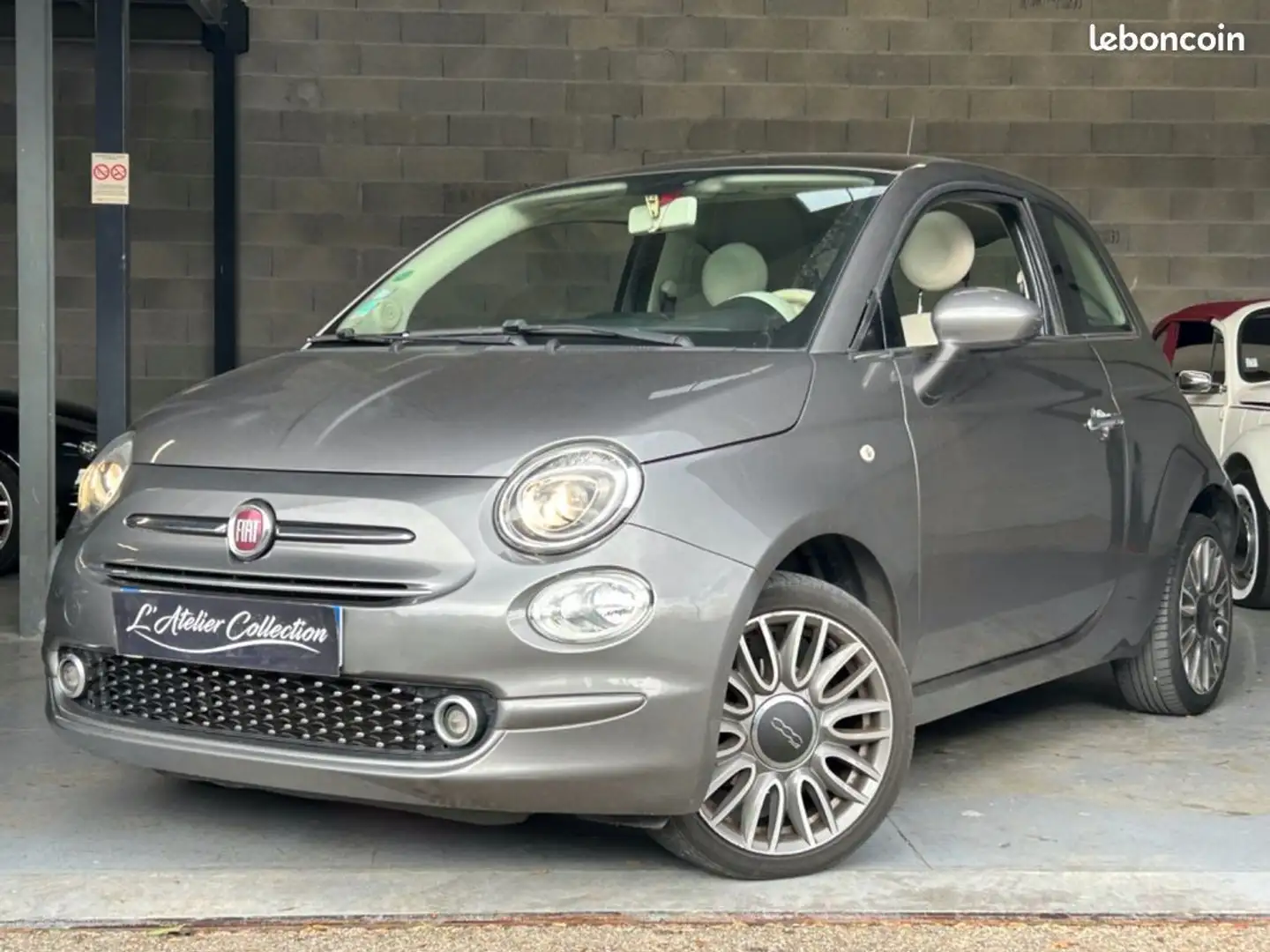 Fiat 500 Berline Lounge TOIT PANORAMIQUE GARANTIE 12 MOIS Gris - 1