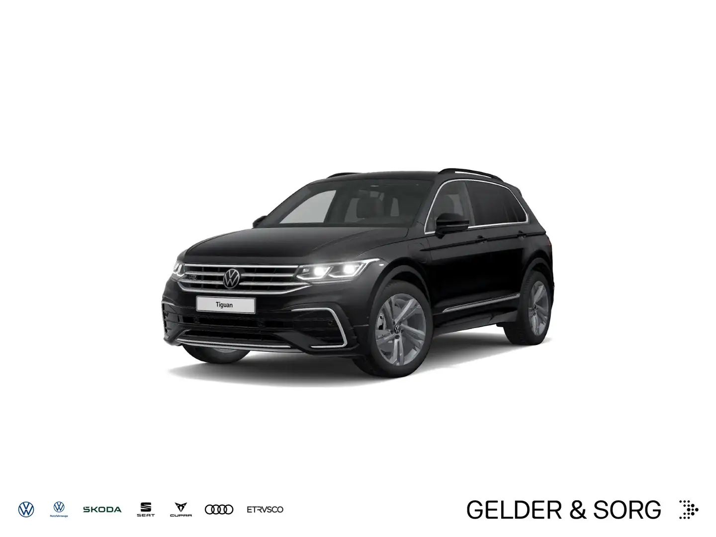 Volkswagen Tiguan R-Line eHybrid 19Z*Matrix*AHK*RFK*Digital Schwarz - 1