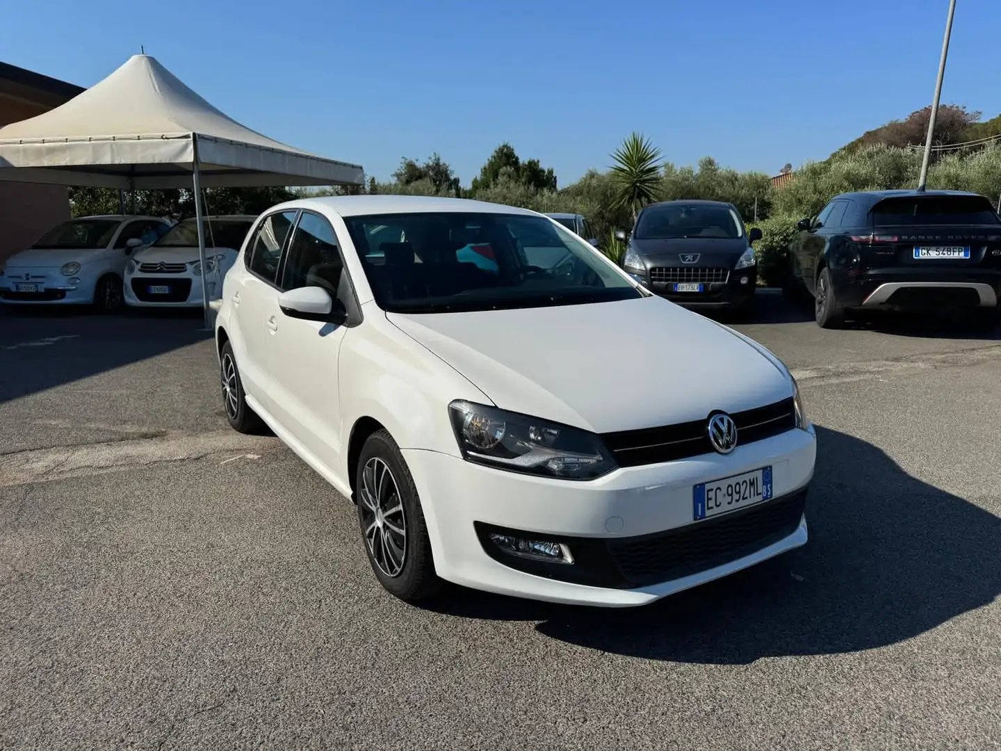 Volkswagen Polo Polo V 2009 5p 1.2 Comfortline 70cv Blanc - 2