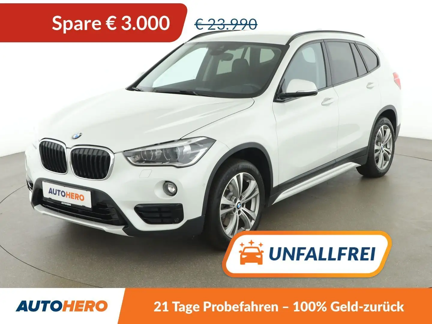 BMW X1 xDrive 25d Sport Line Aut. *LED*PDC*KLIMAAUT*SHZ* Blanc - 1