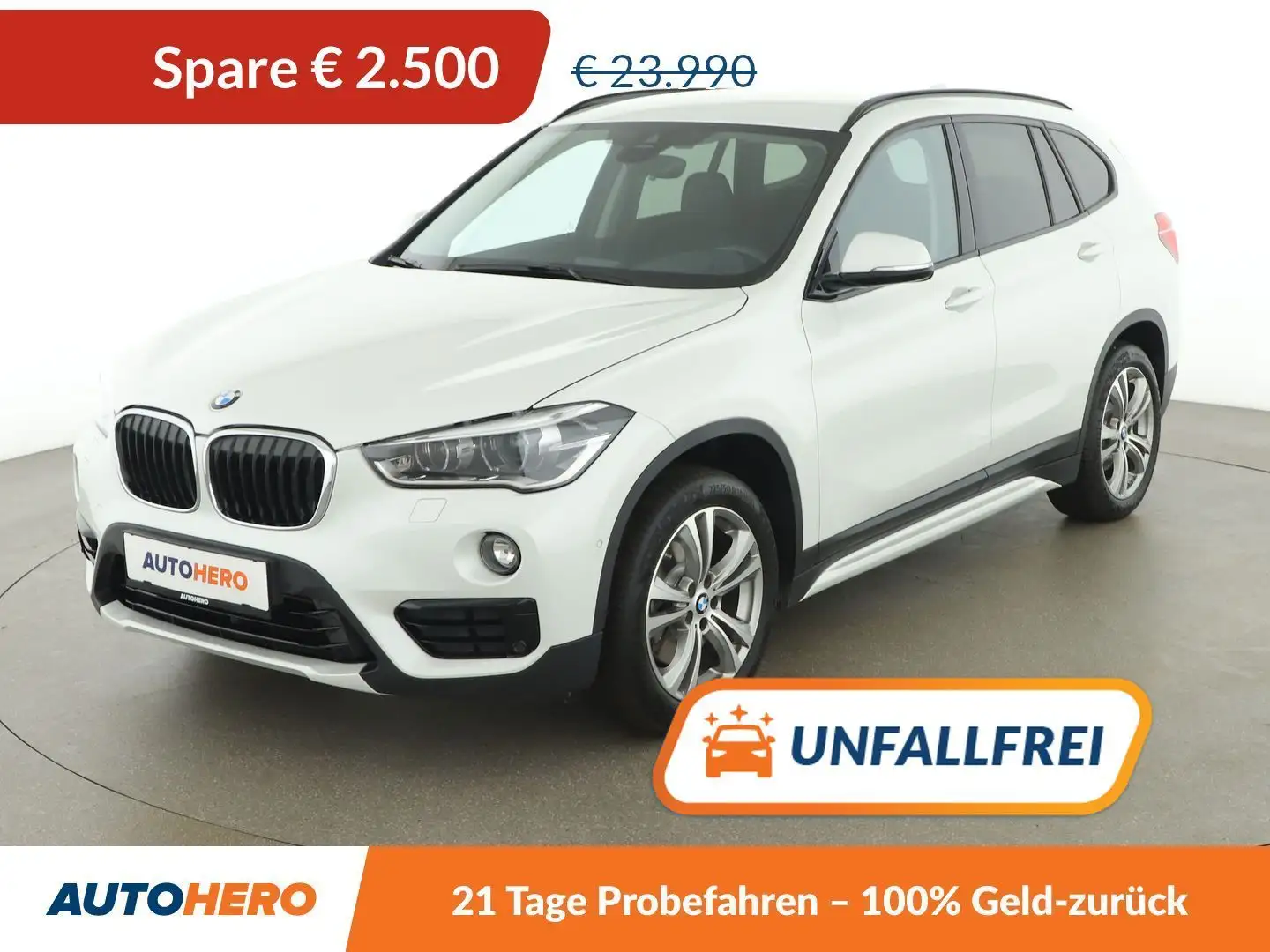 BMW X1 xDrive 25d Sport Line Aut. *LED*PDC*KLIMAAUT*SHZ* Weiß - 1