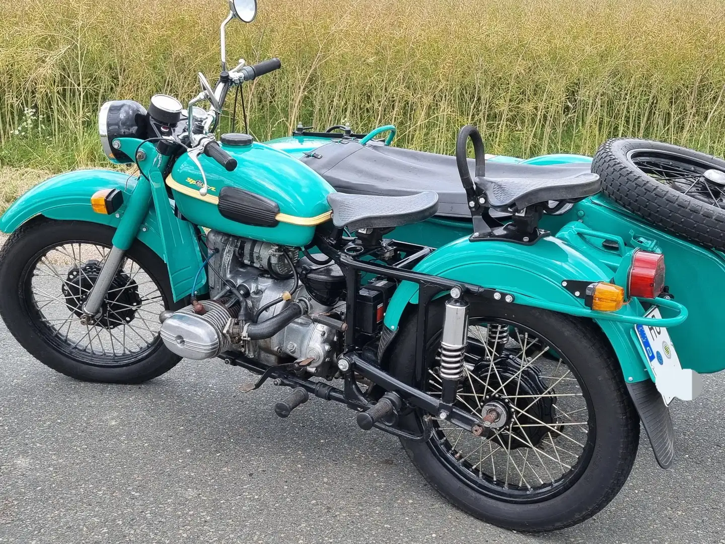 Ural M 67 Beiwagen Grün - 2
