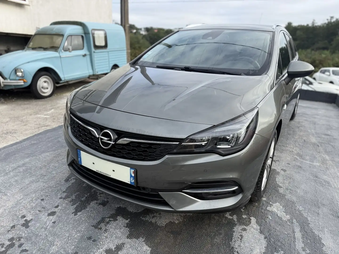 Opel Astra 1.5 D 122CH ELEGANCE BVA Gris - 2