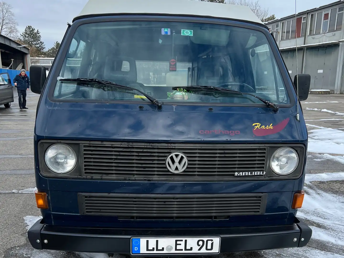 Volkswagen T3 Camper original Carthago Malibu Blau - 2