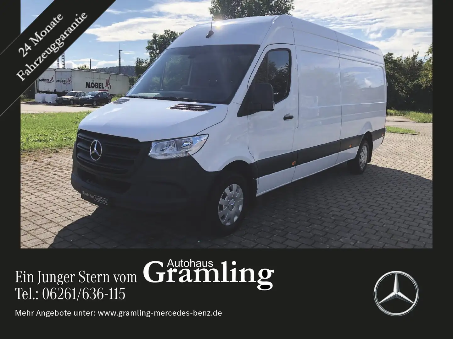 Mercedes-Benz Sprinter 316 CDI Hoch Lang *Kamera*AHK*Navi*MBUX Weiß - 1