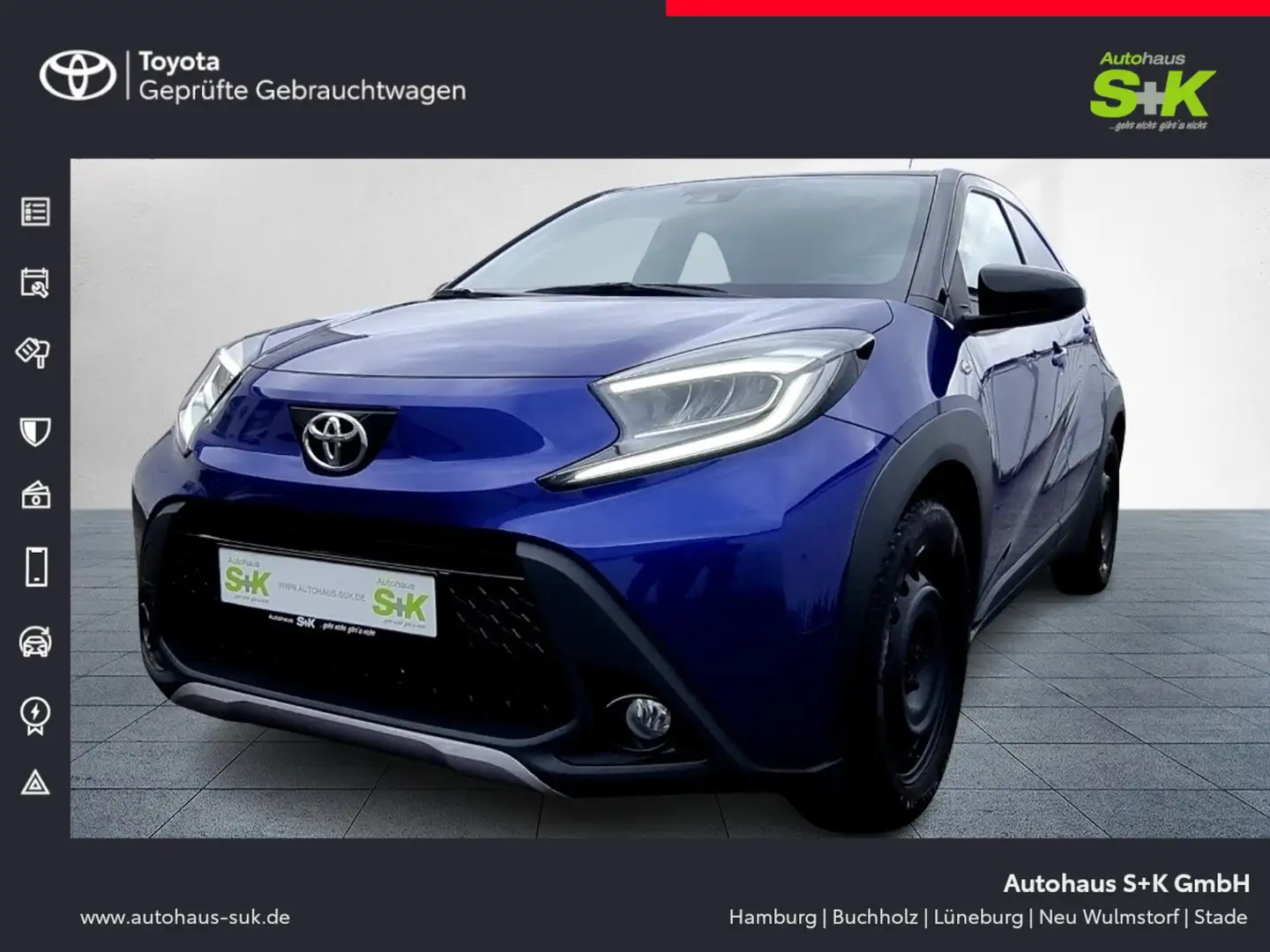 Toyota Aygo X 1.0 Explore ++CARPLAY+KAMERA+SHZ+8-FACH+SHZ++ Schwarz - 1