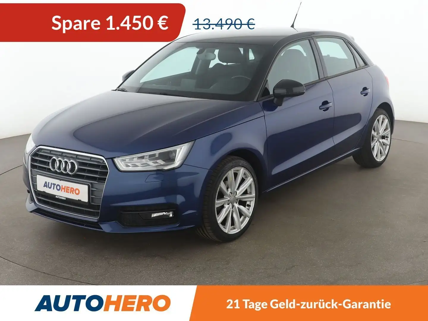 Audi A1 1.4 TDI Sport *NAVI*BI-XENON*PDC*SHZ*KLIMA* Blau - 1