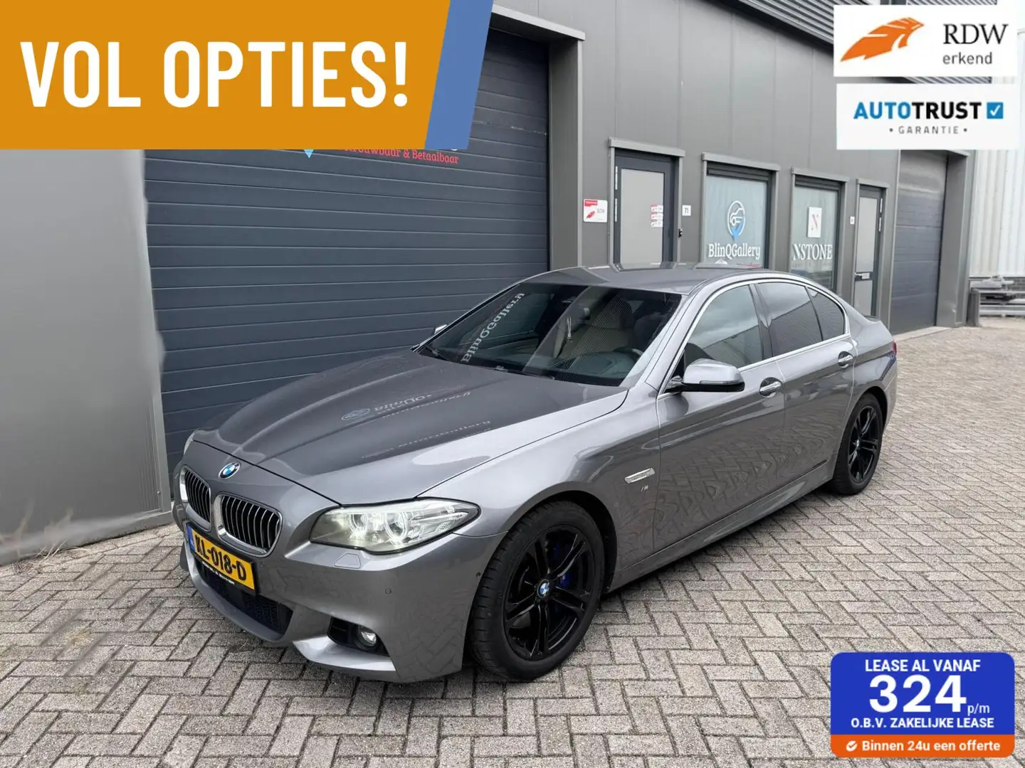 BMW 528 5-serie 528i M Sport Edition | Head-Up| Lane Assis Grijs - 1
