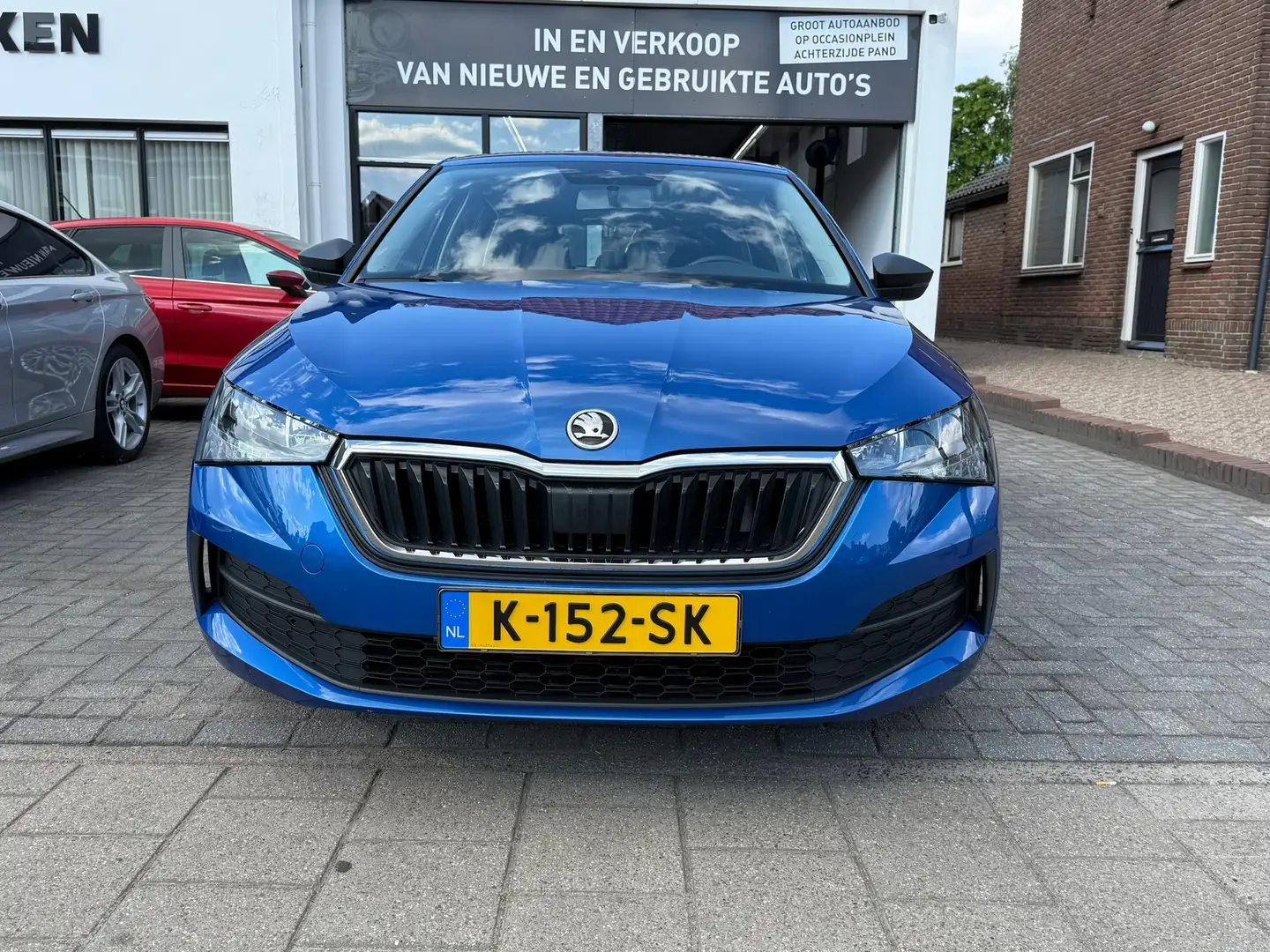 Skoda Scala 1.0 TSI Active, Airco,Cruise control,Parkeersensor Blauw - 2