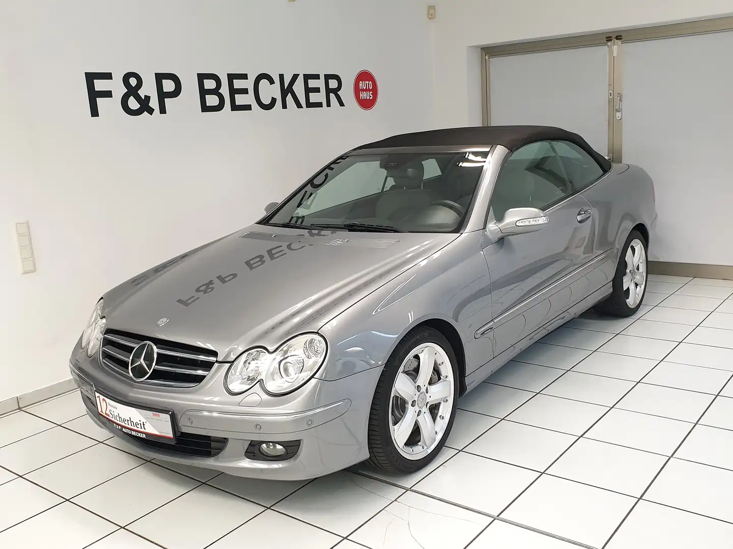Mercedes-Benz CLK 500 Cabrio 7G Sport 2.Hand Scheckheft MB Deutsches KFZ Gris - 1