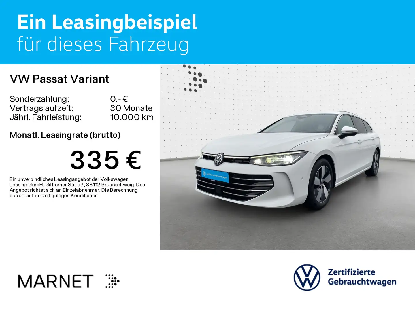 Volkswagen Passat Variant 2.0 TDI DSG  Elegance*Navi*AHK*IQ Weiß - 2