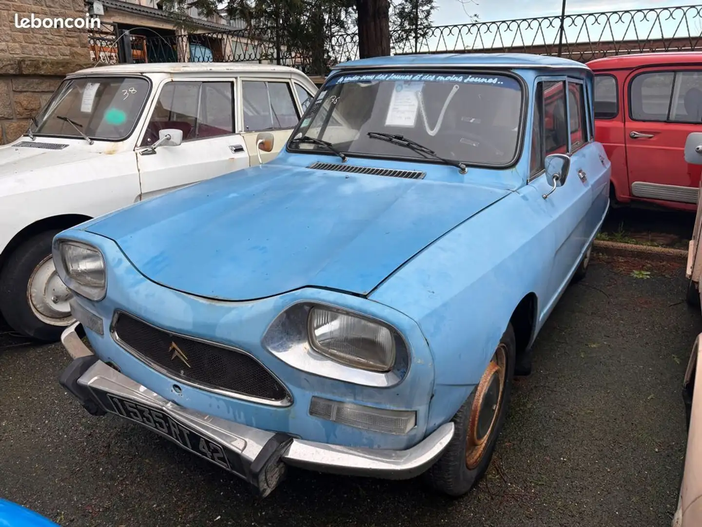 Citroen Ami 8 berline et break Blanc - 1