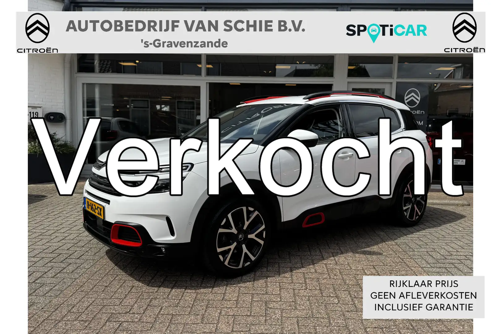 Citroen C5 Aircross PT130 Shine Carplay | Nappa leer | Trekhaak Wit - 1