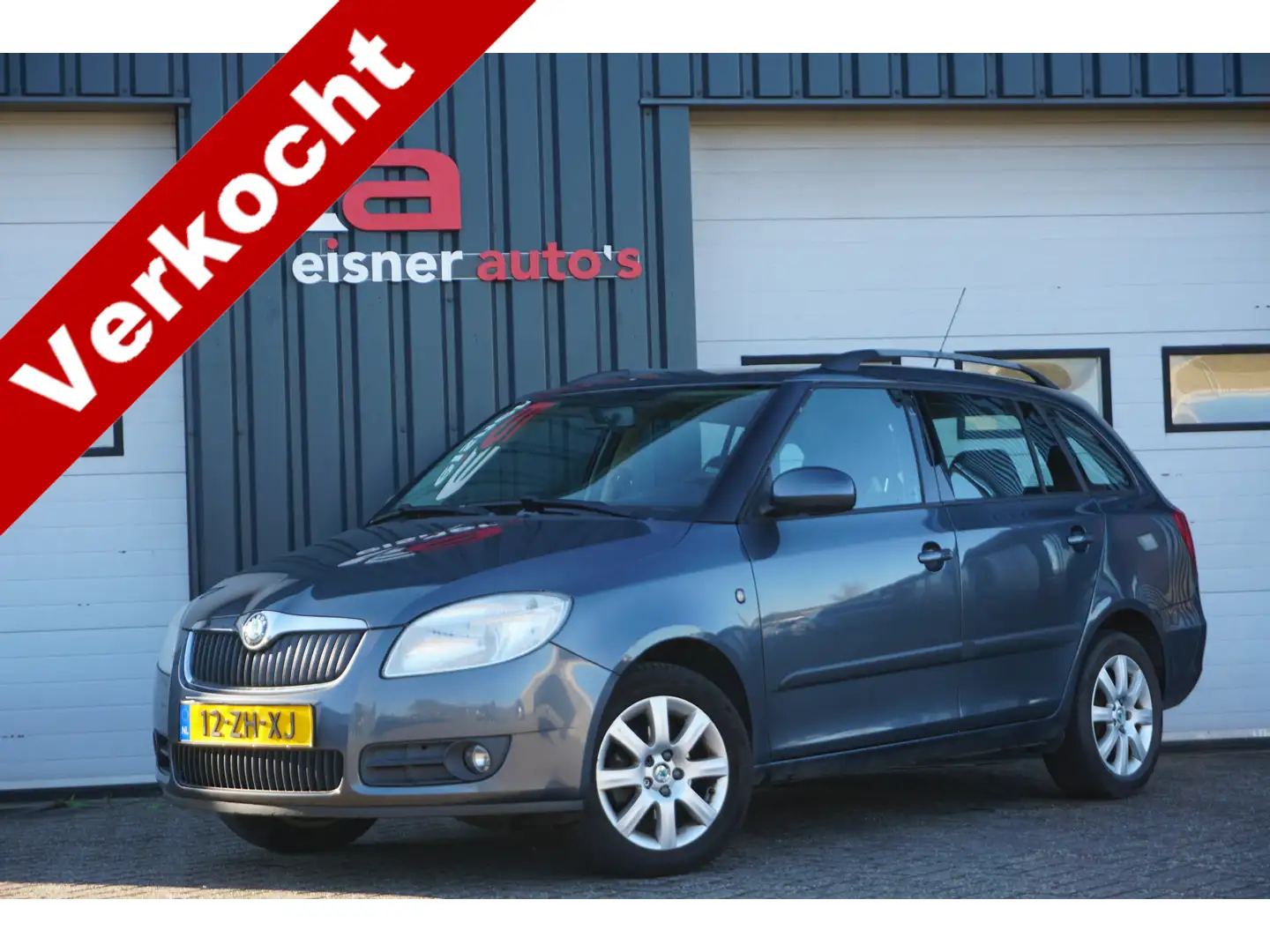 Skoda Fabia Combi 1.4-16V Ambiente | TREKHAAK | AIRCO | CRUISE Gris - 1