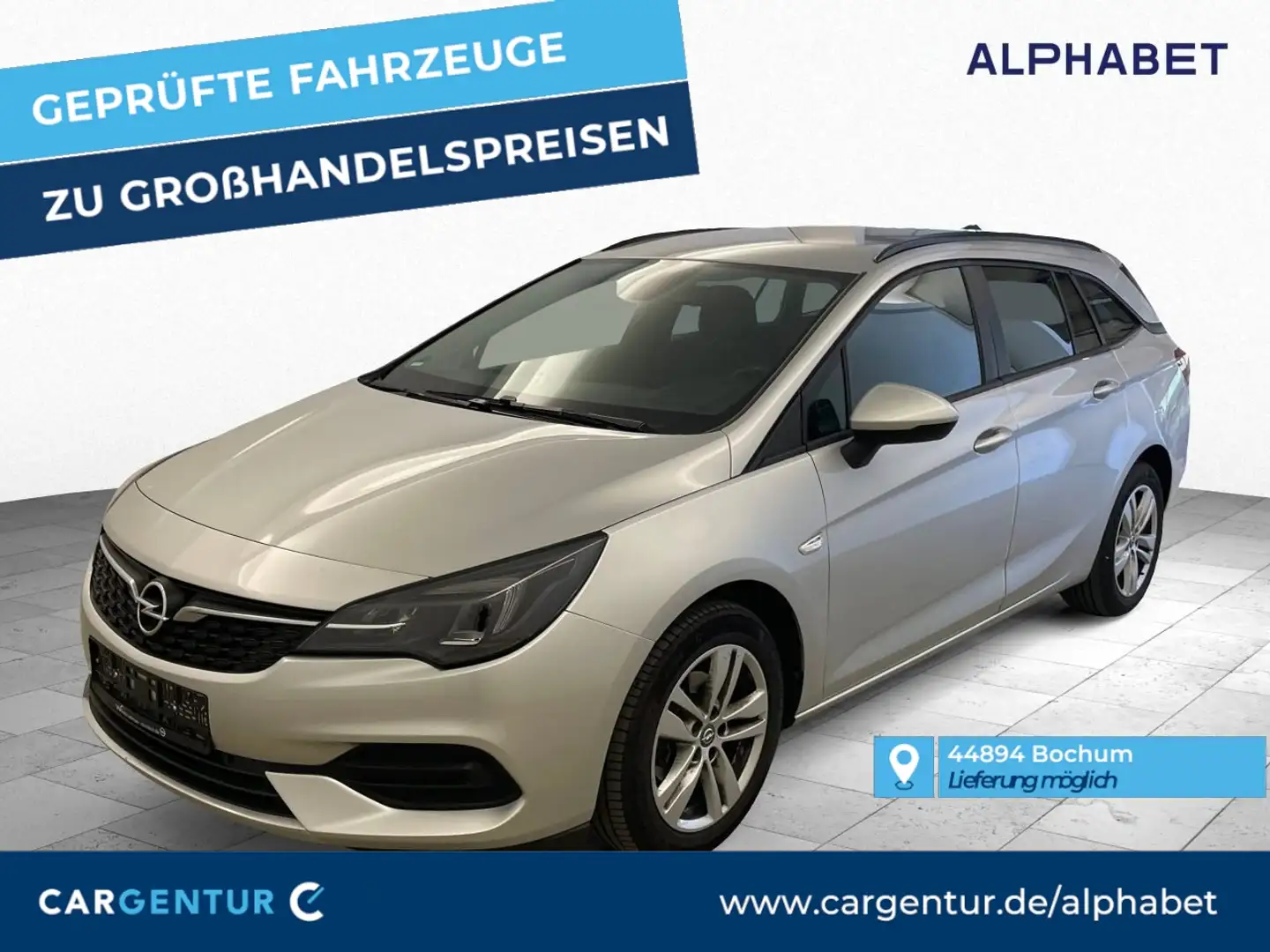 Opel Astra K 1.2 Turbo Argent - 1