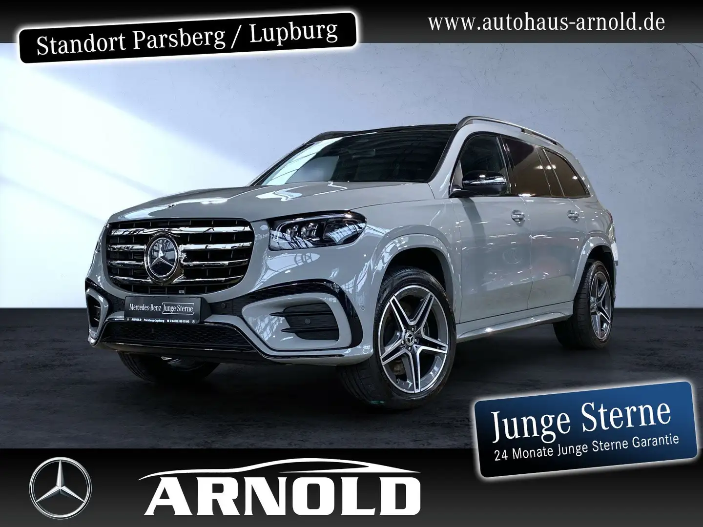 Mercedes-Benz GLS 450 GLS 450 d 4M AMG L. AHK AIRM Pano Distr 360° 7-S Grau - 1