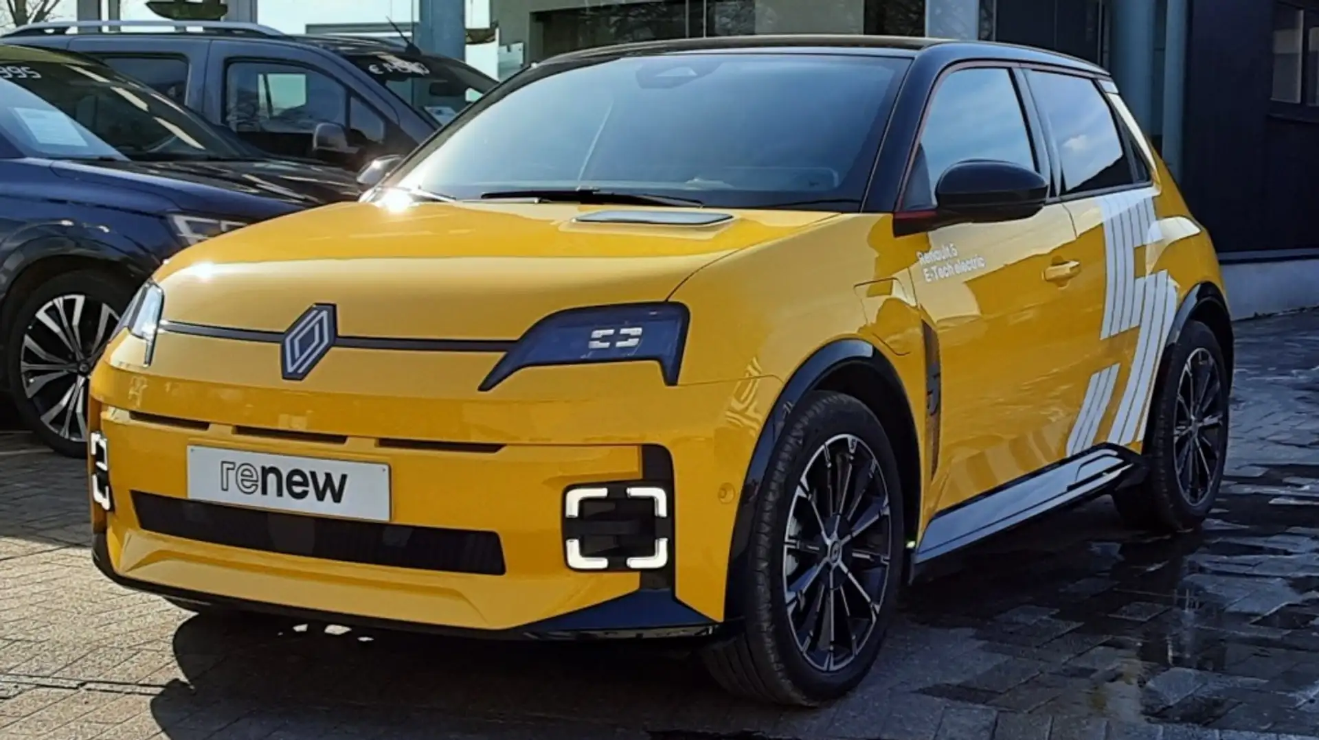 Renault R 5 Iconic Cinq 52 kWh Jaune - 1