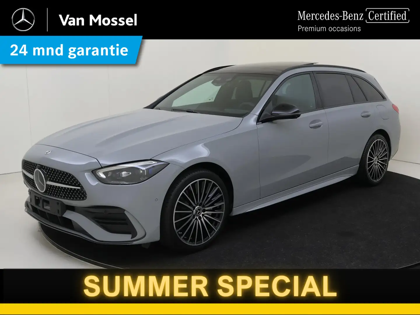 Mercedes-Benz C 300 Estate e Star Edition AMG Line Plus Aug. beschikba Grijs - 1