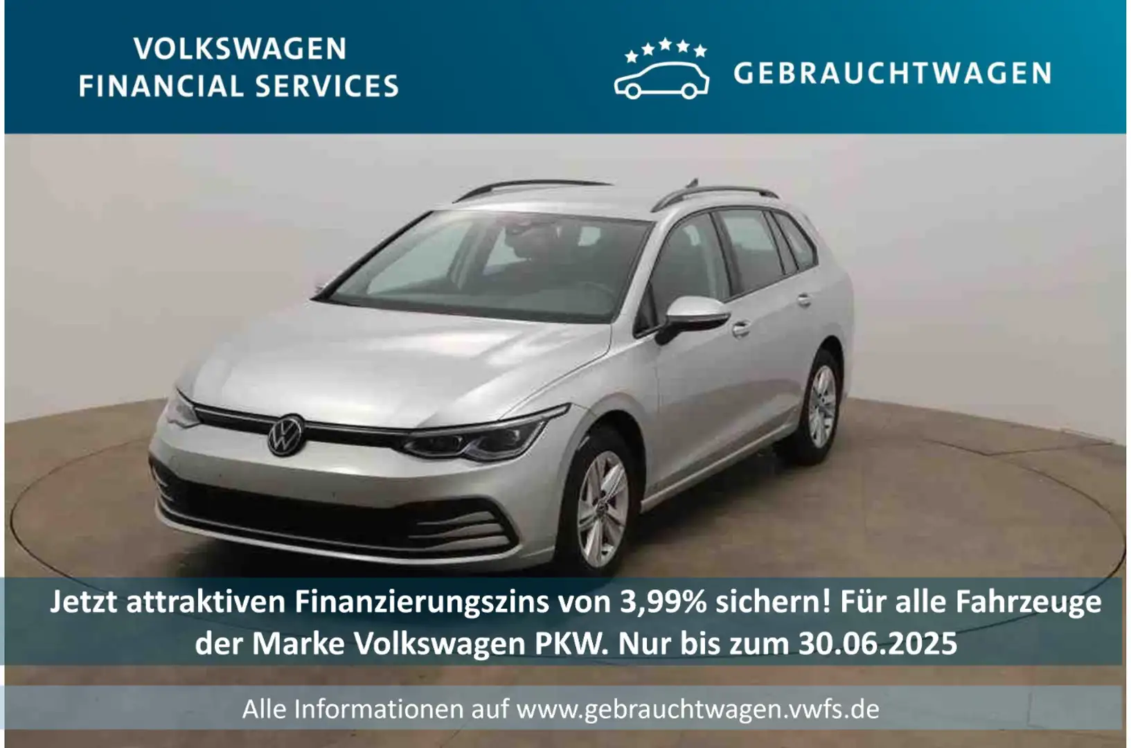 Volkswagen Golf Variant Life 1.5 TSI DSG PDC*Tempo*Klima*SH Argent - 1