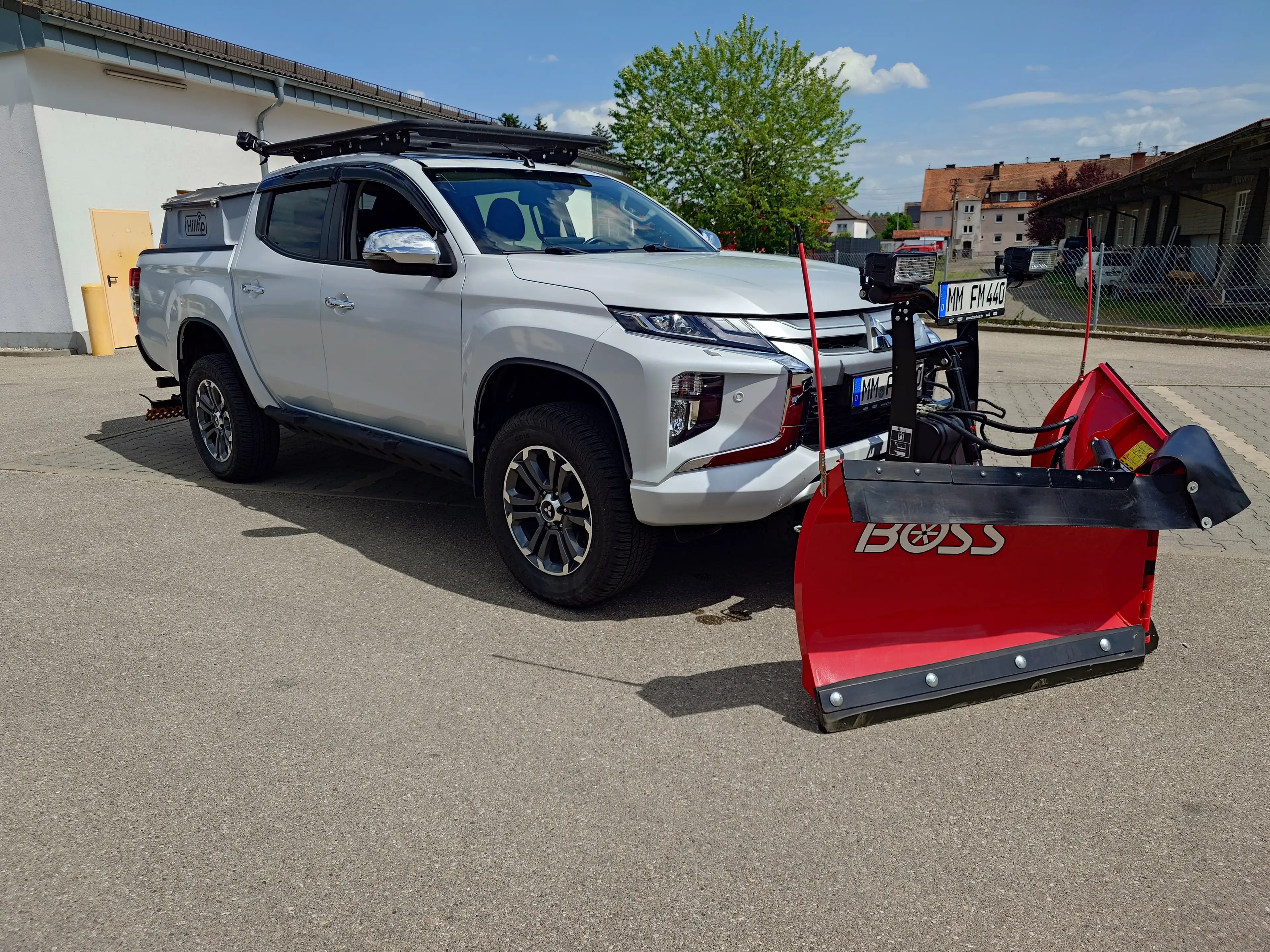 Mitsubishi L200 Winterdienst THE BOSS V-Pflug & HILLTIP IceStriker — photo 3