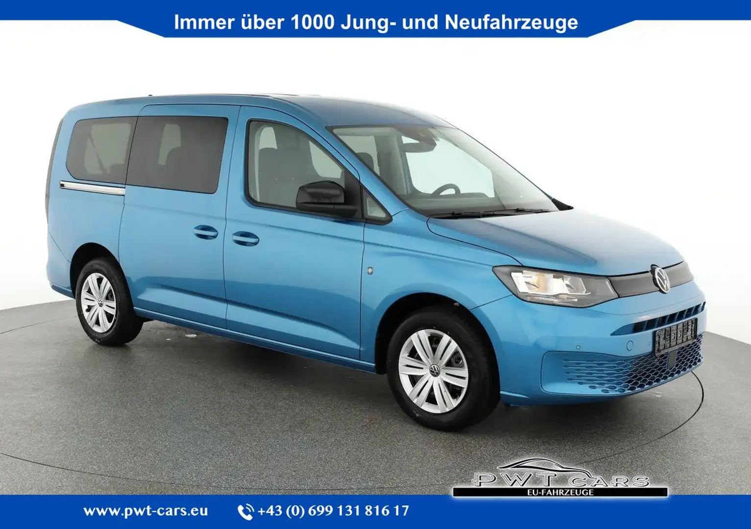 Volkswagen Caddy Maxi Basis 2.0 TDI, 7-Sitzer, AHK, Kamera, Wint... Blau - 1