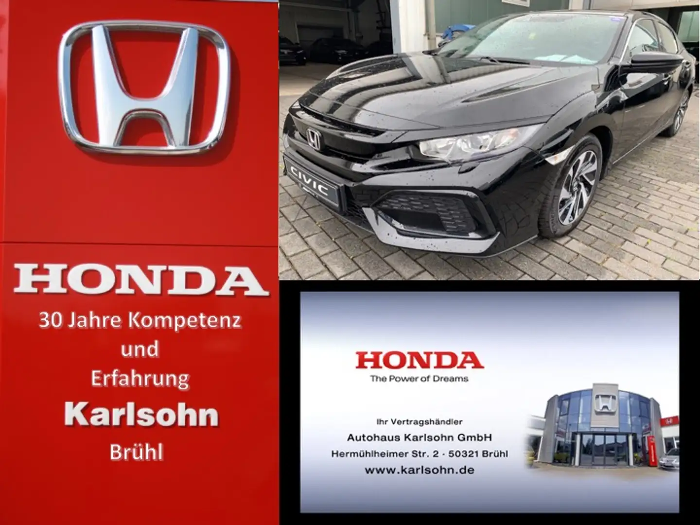 Honda Civic 1.0 i-VTEC Turbo Comfort Nero - 1