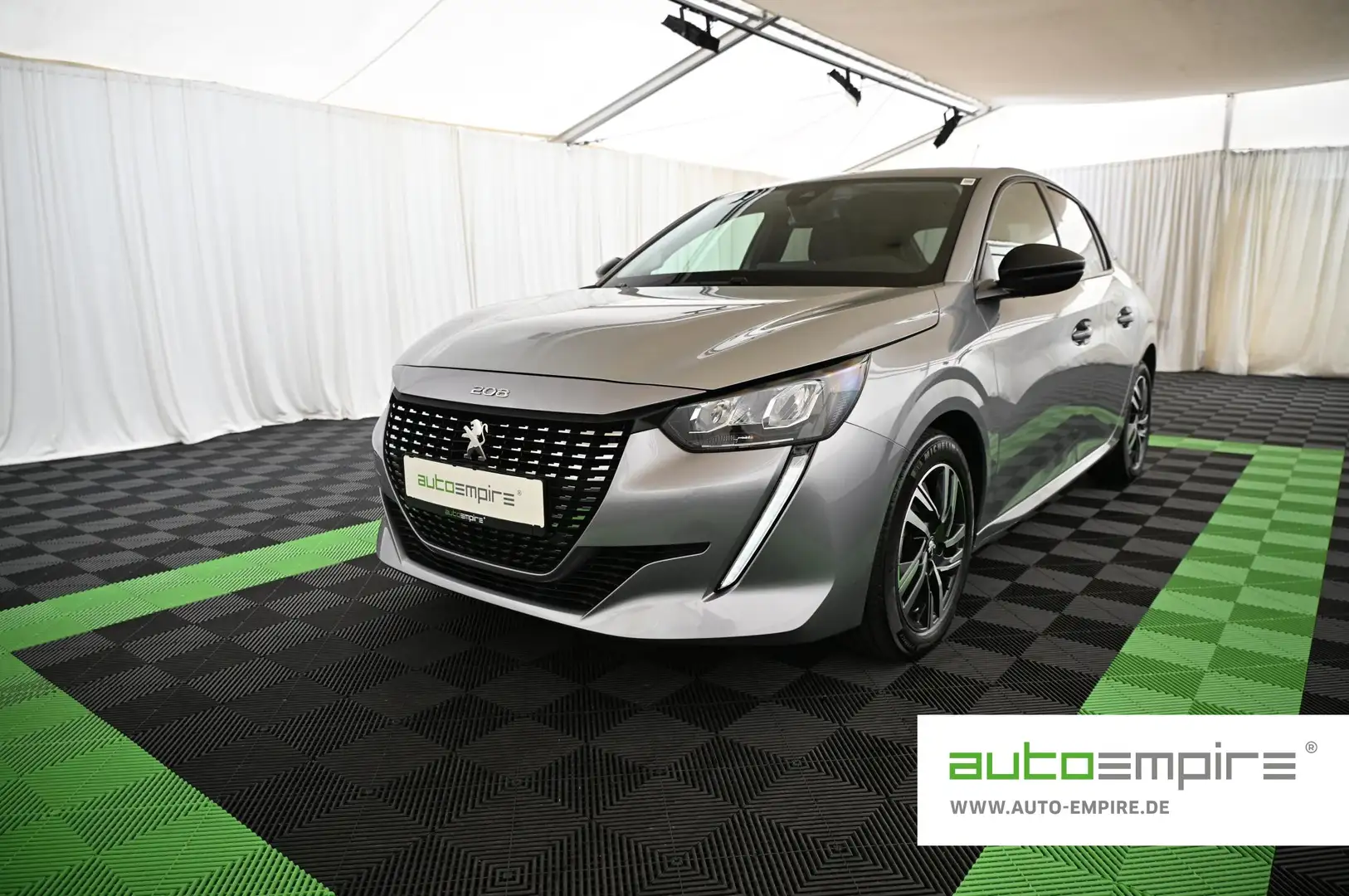 Peugeot 208 1.2 PT EAT8 100 Allure LED/NAVI/T-LEDER/16 Gris - 1