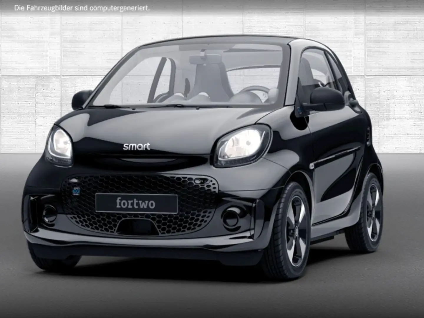 smart forTwo EQ 60kWed passion SHZ Pano PDC+Kamera Klima Schwarz - 2