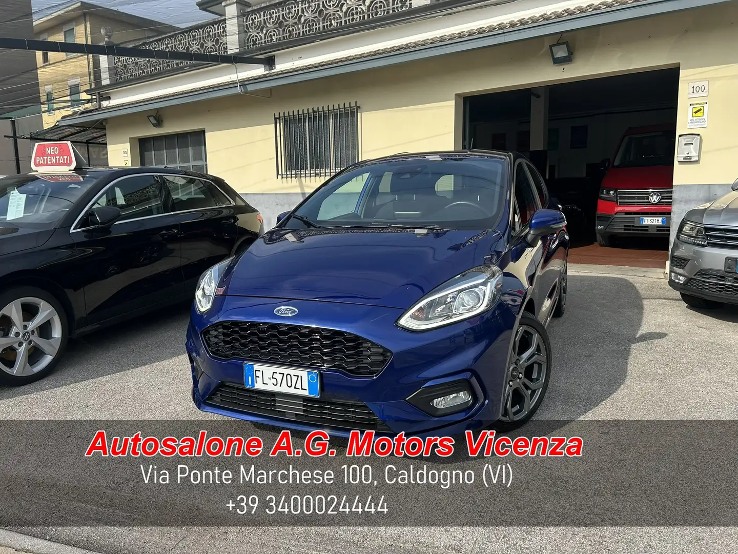 Ford Fiesta 1.5 tdci 85CV ST-Line - OK NEOPATENTATI Blu/Azzurro - 1