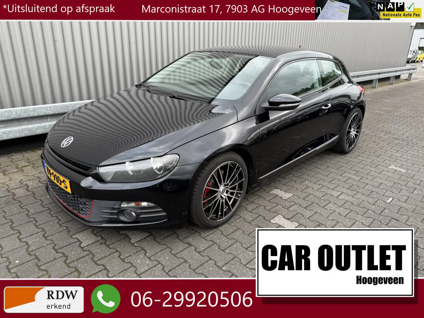 Volkswagen Scirocco 1.4 TSI Highline Plus A/C, Navi, PDC, LM, nw. APK crna - 1