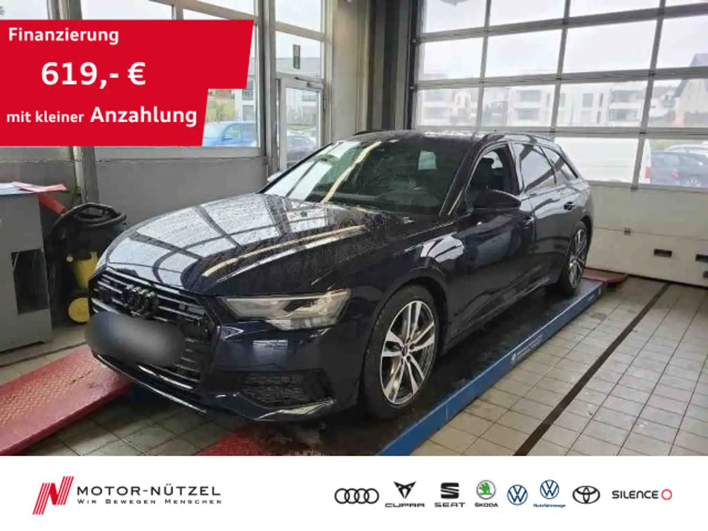 Audi A6 55 TFSI QU S-LINE 5JG+NAVI+AHK+HuD+B&O Blau - 1