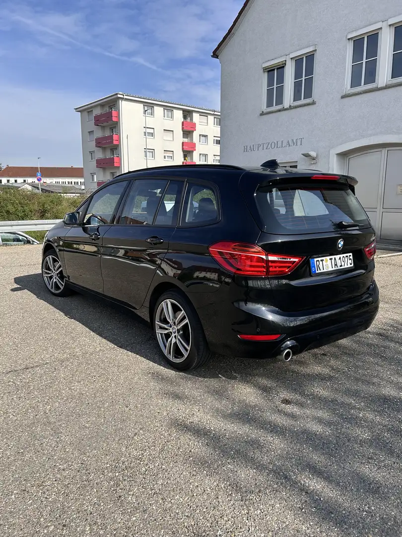 BMW 218 218i Gran Tourer Sport Line 7Sitzer/AHK/Leder/Navi Schwarz - 2