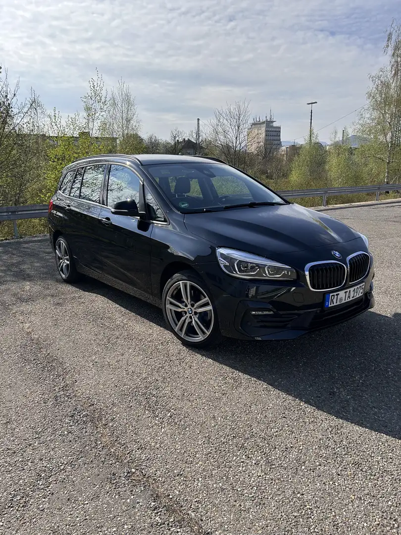 BMW 218 218i Gran Tourer Sport Line 7Sitzer/AHK/Leder/Navi Schwarz - 1