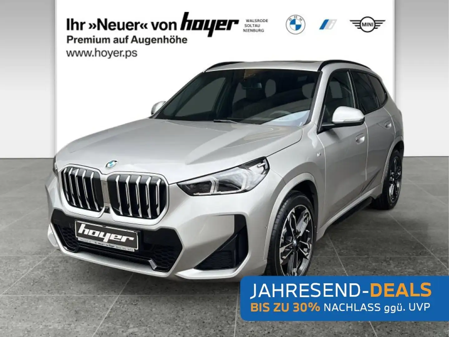 BMW X1 xDrive23d M Sportpaket AHK HUD Pano LED DAB Silber - 1