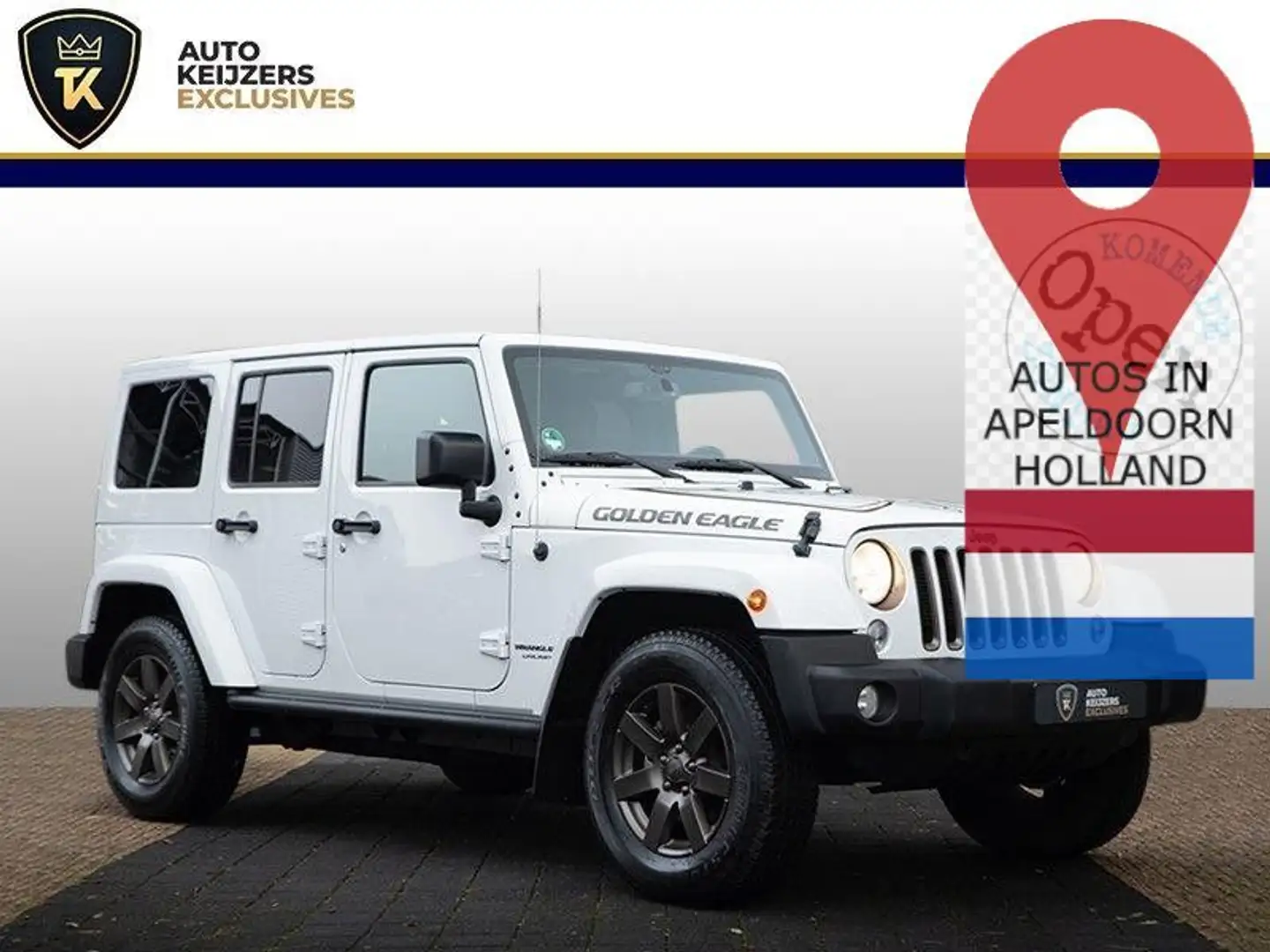 Jeep Wrangler Unlimited 3.6 Golden Eagle Cabrio Stoel Weiß - 1
