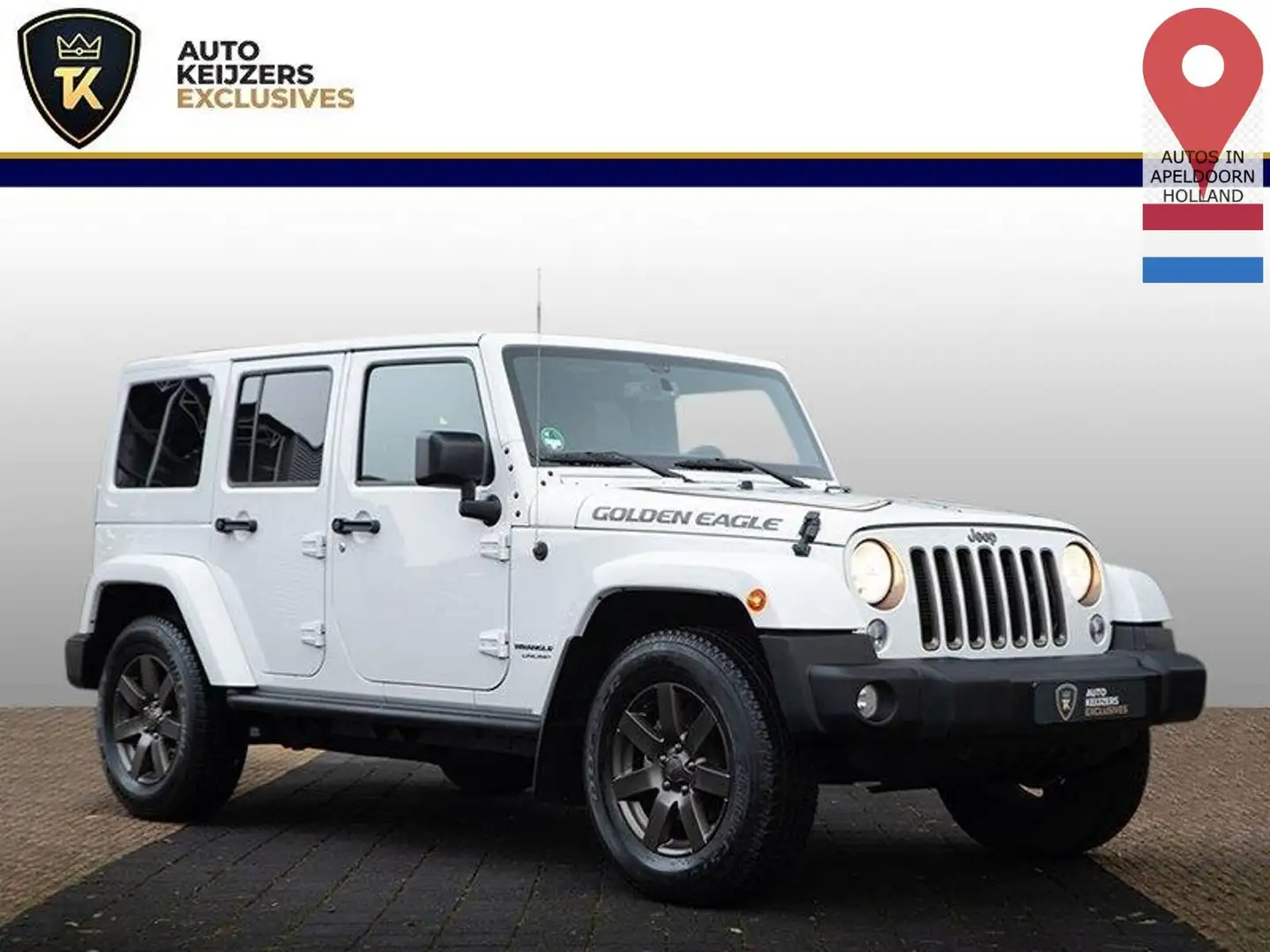 Jeep Wrangler Unlimited 3.6 Golden Eagle Cabrio Stoel Weiß - 1