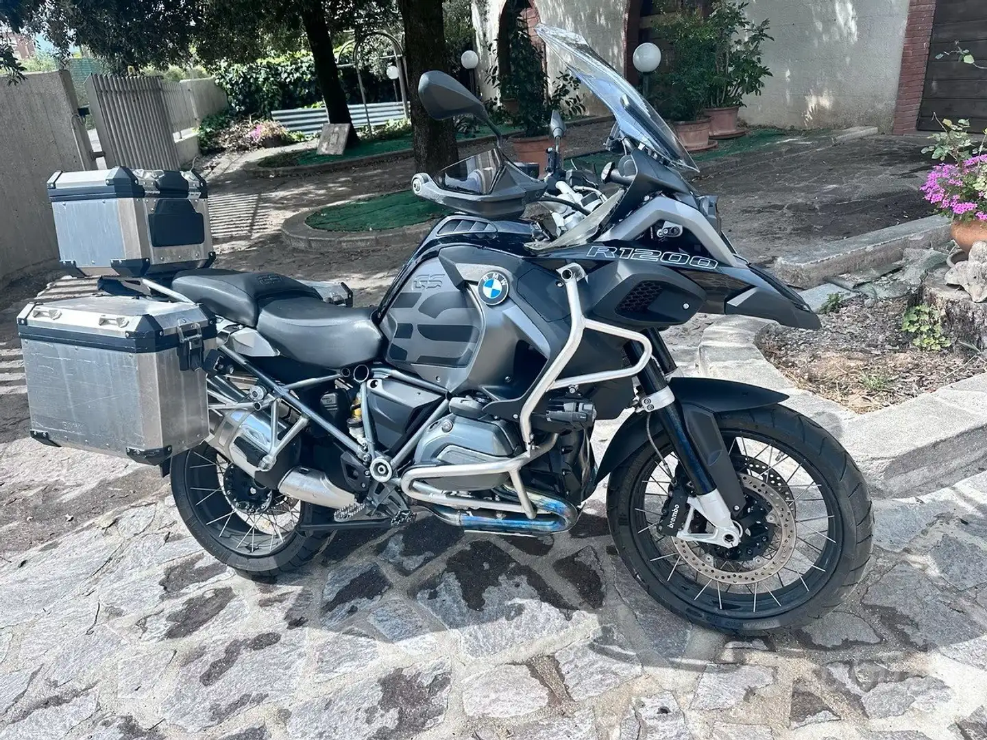 BMW R 1200 GS Adventure triple black FULL optional Noir - 1
