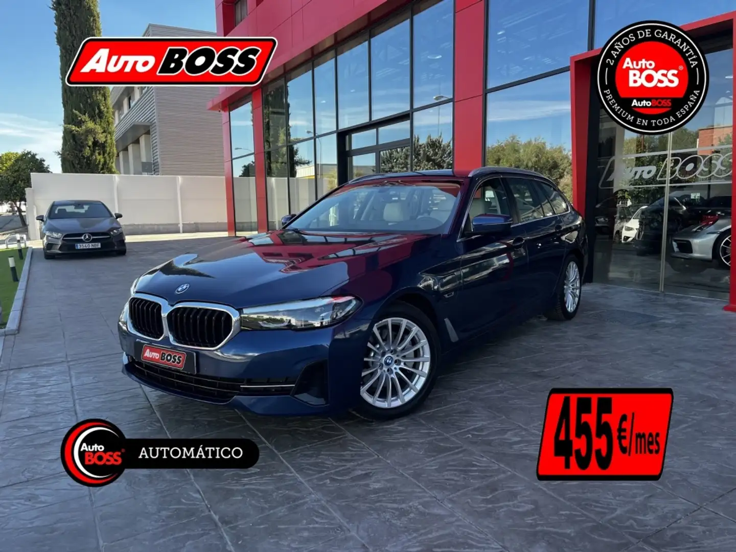 BMW 520 520e Touring Azul - 1