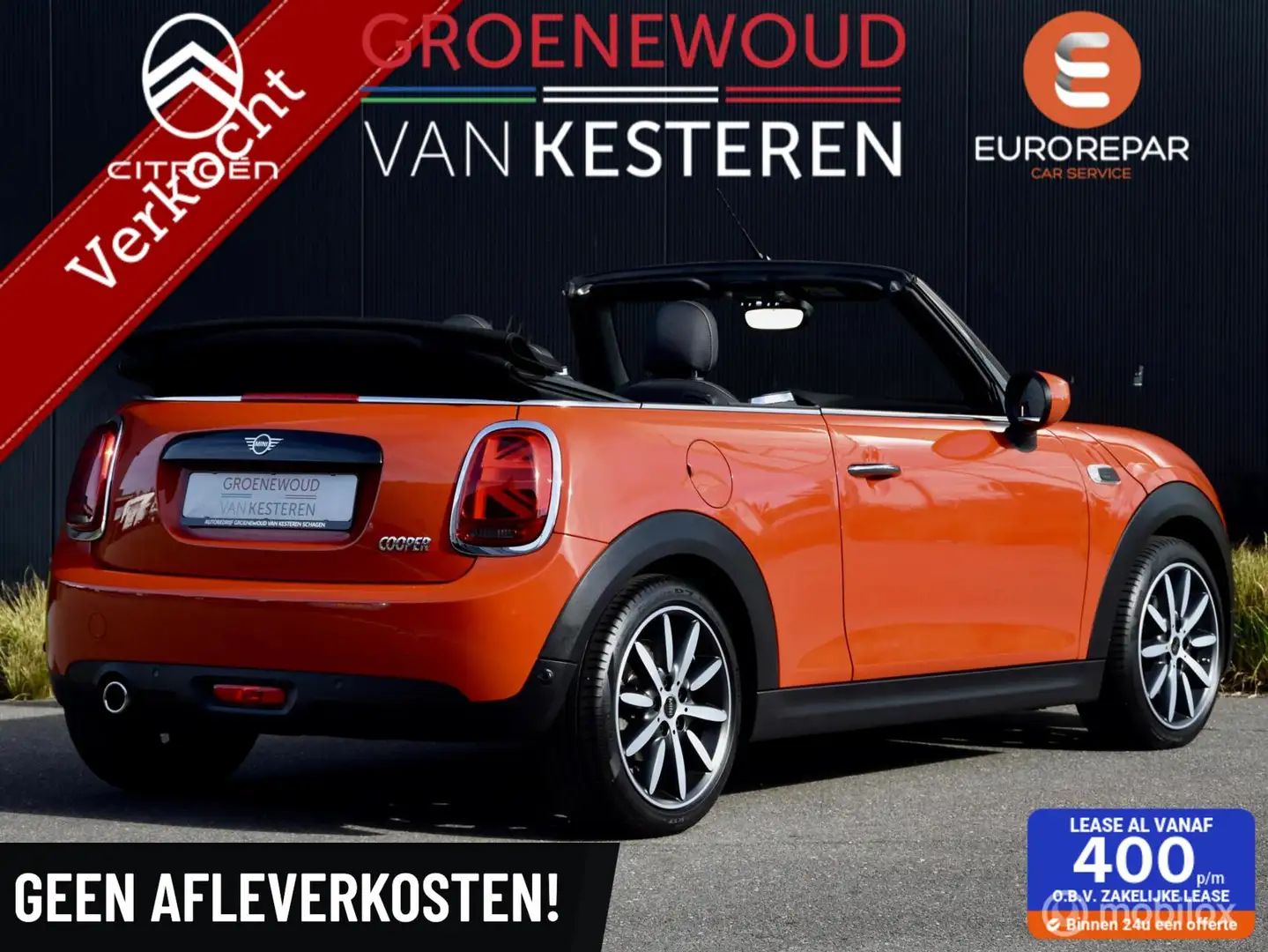 MINI Cooper Cabrio 1.5 I Automaat I Navi I 22.000km!!!! Orange - 1