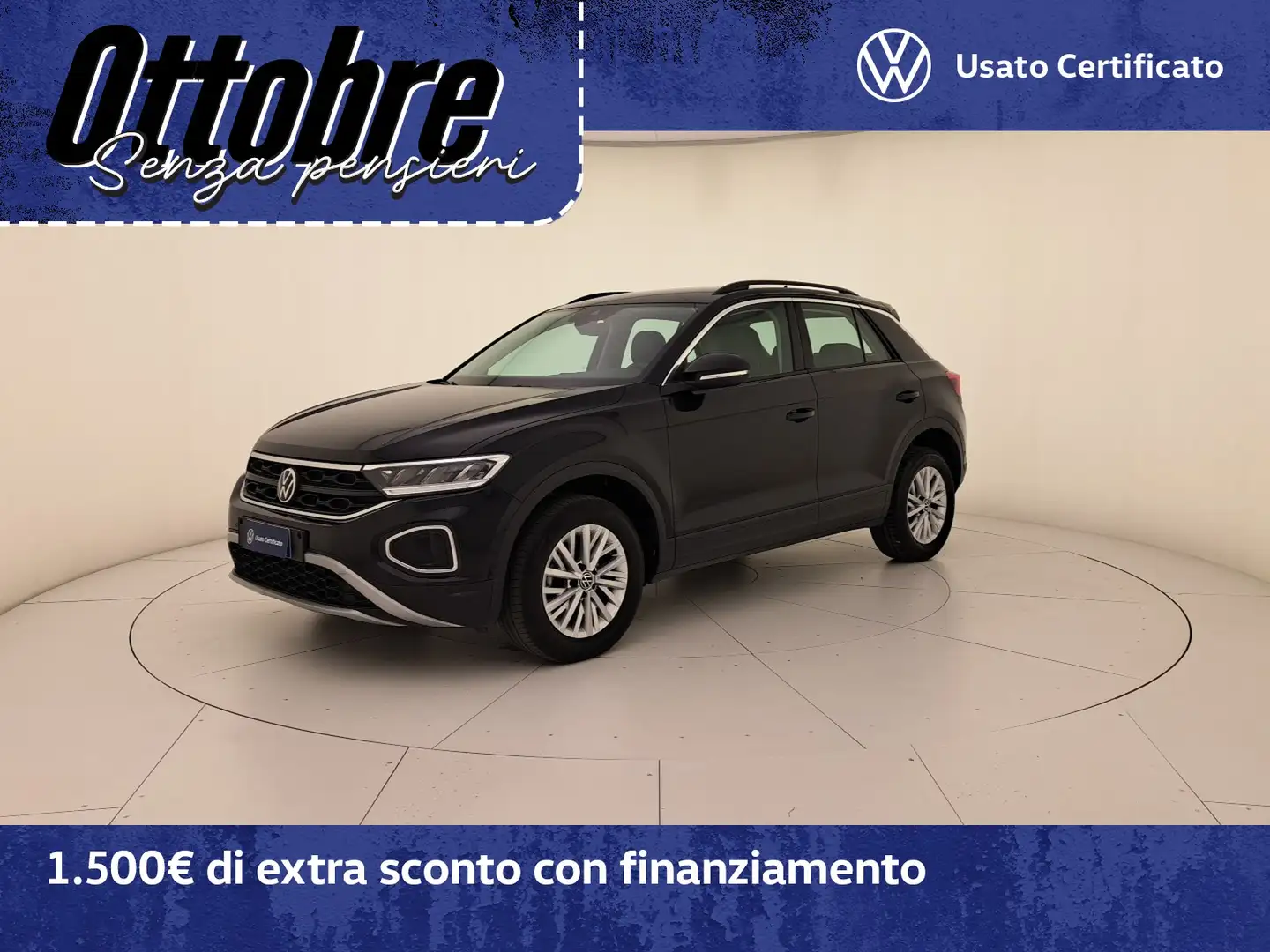 Volkswagen T-Roc 2.0 tdi life 115cv Schwarz - 1