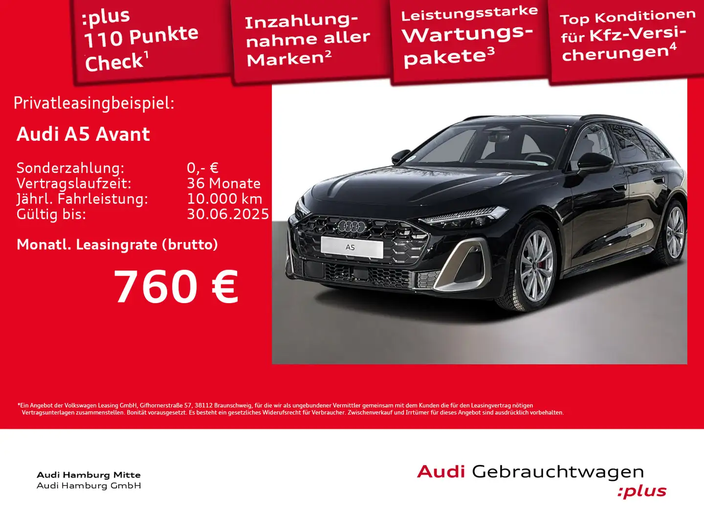 Audi A5 TDI quattro S tronic S line Navi Virtua Schwarz - 1